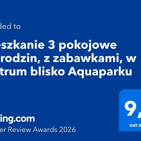 Mieszkanie 3 Pokojowe Dla Rodzin, Z Zabawkami, W Centrum Blisko Aquaparku * ヴロツワフ